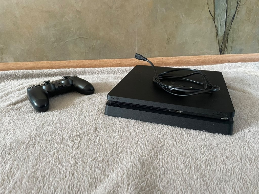 PS4 Slim 500GB+controller, Spelcomputers en Games, Ophalen of Verzenden, Zo goed als nieuw, Met 1 controller, Slim