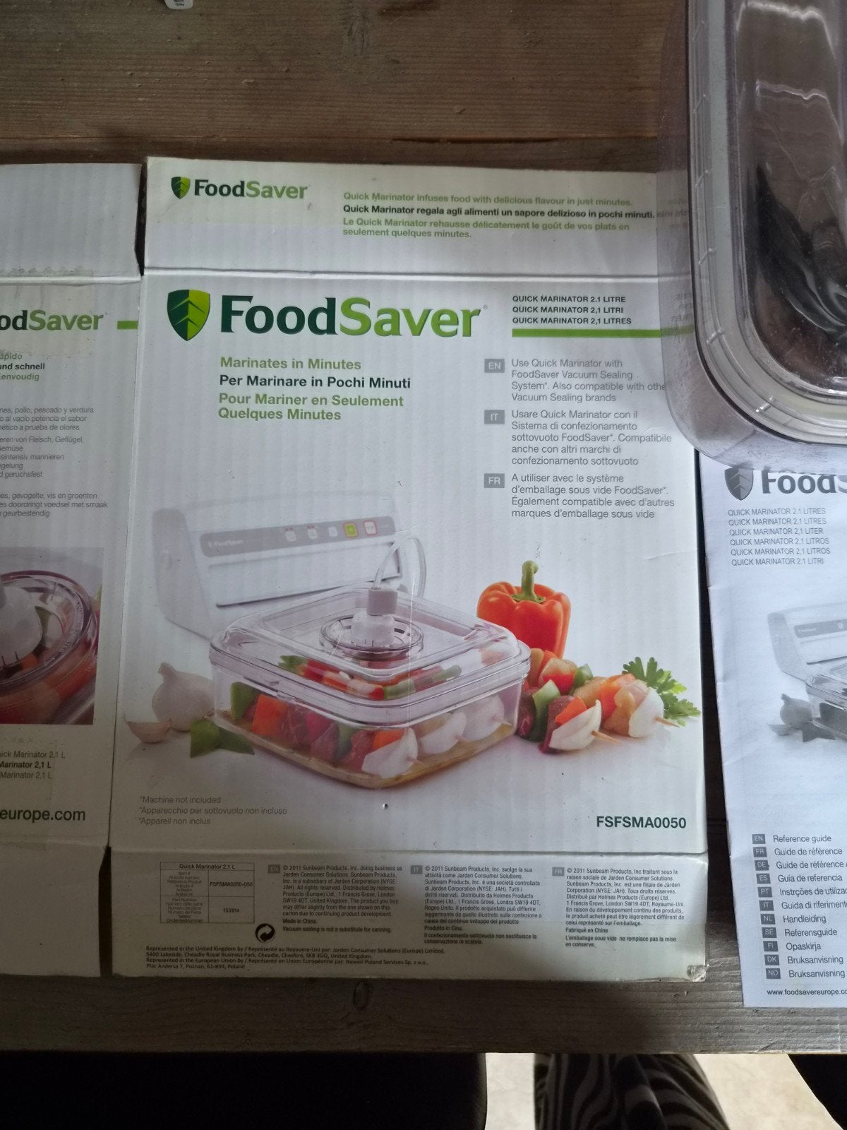 SilverCrest Vacumeermachine met FoodSaver Quick Mar, Ophalen of Verzenden, Zo goed als nieuw