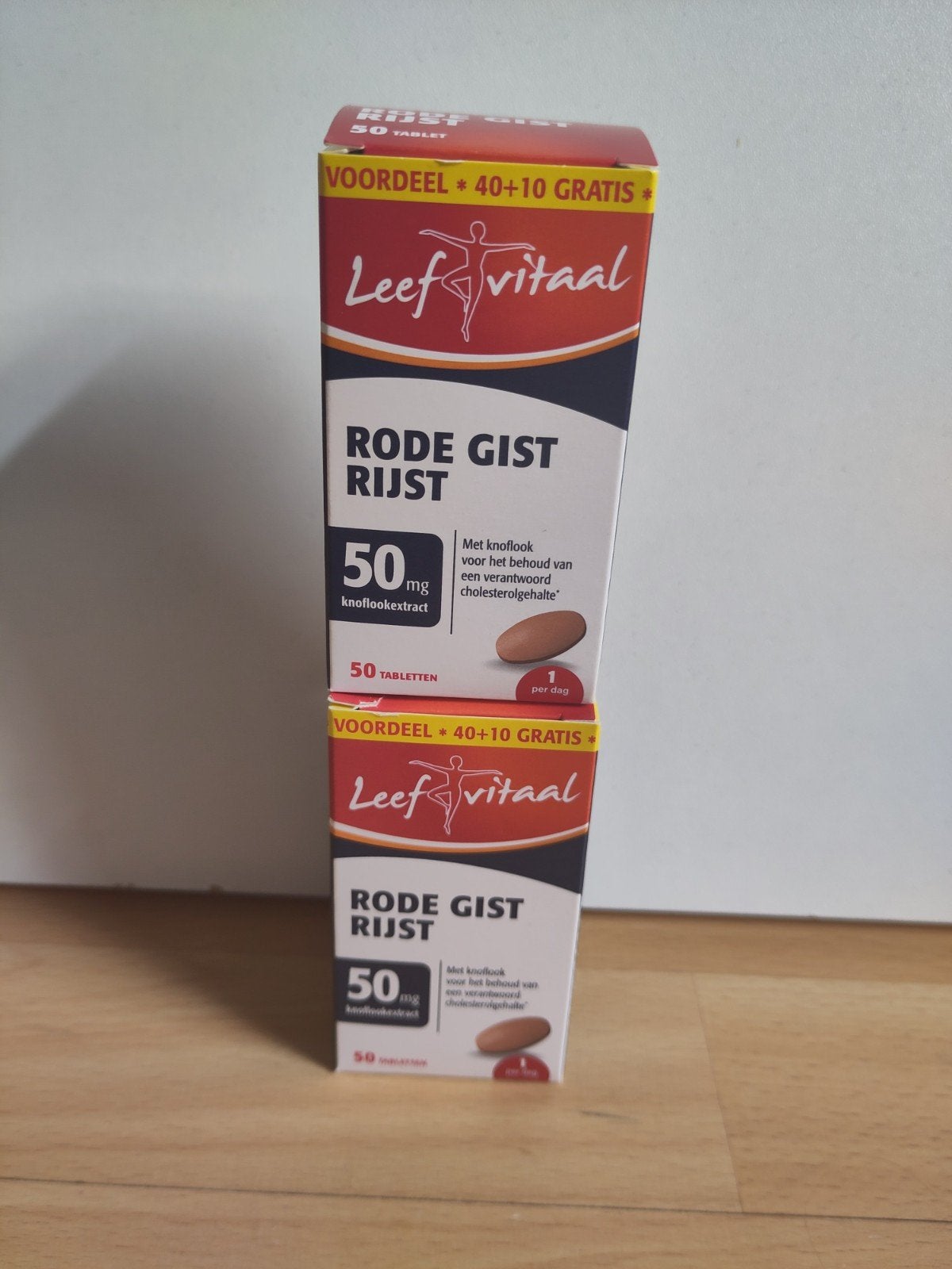 Leef Vitaal Rode Gist Rijst 50mg Knoflookextract, geseald, Ophalen of Verzenden, Nieuw, Overige typen