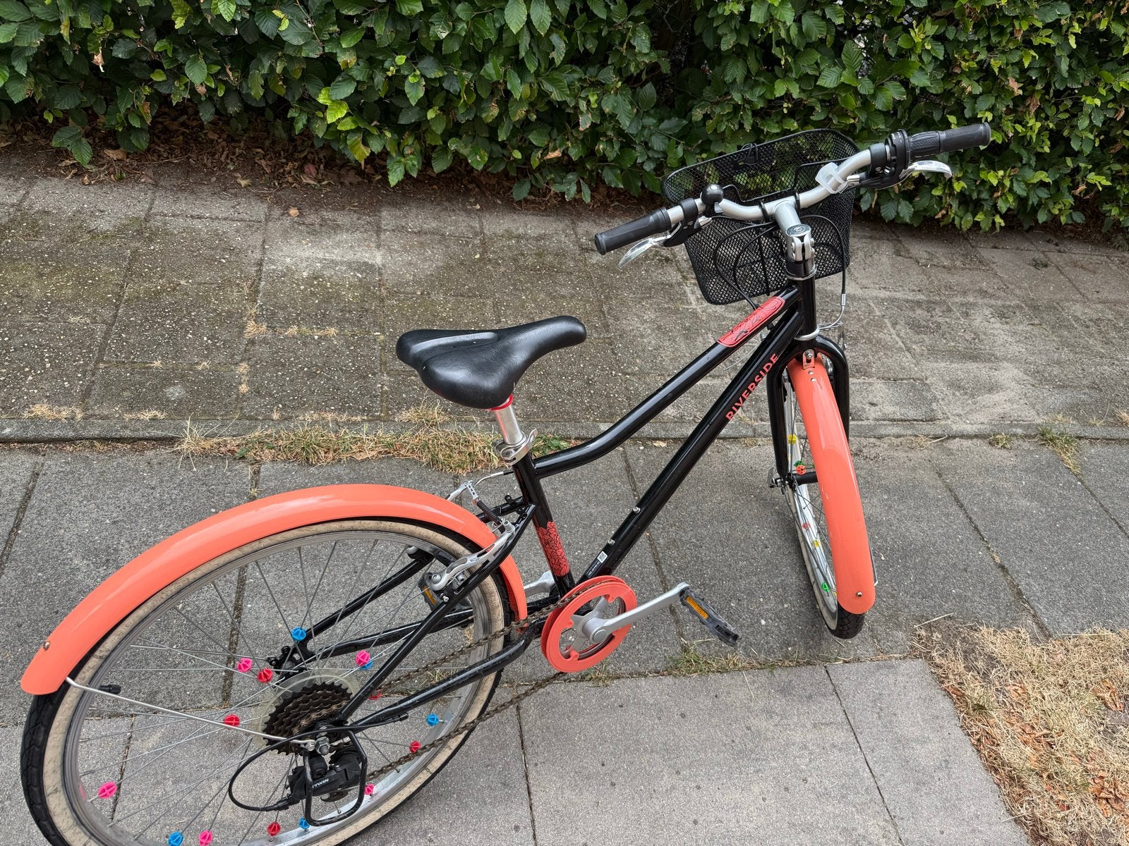 Riverside kinderfiets met versnellingen en mandje, Ophalen, Gebruikt, 20 inch of meer