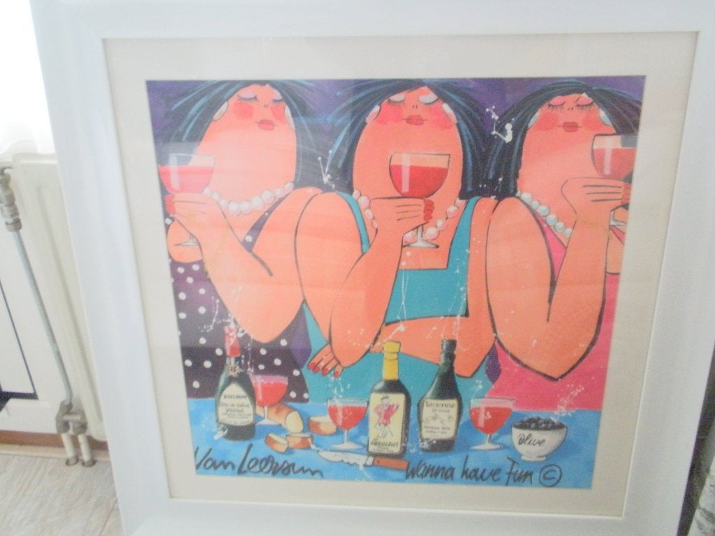 Dikke Dames., Ophalen, Oorspronkelijke maker, Zo goed als nieuw, Schilderij