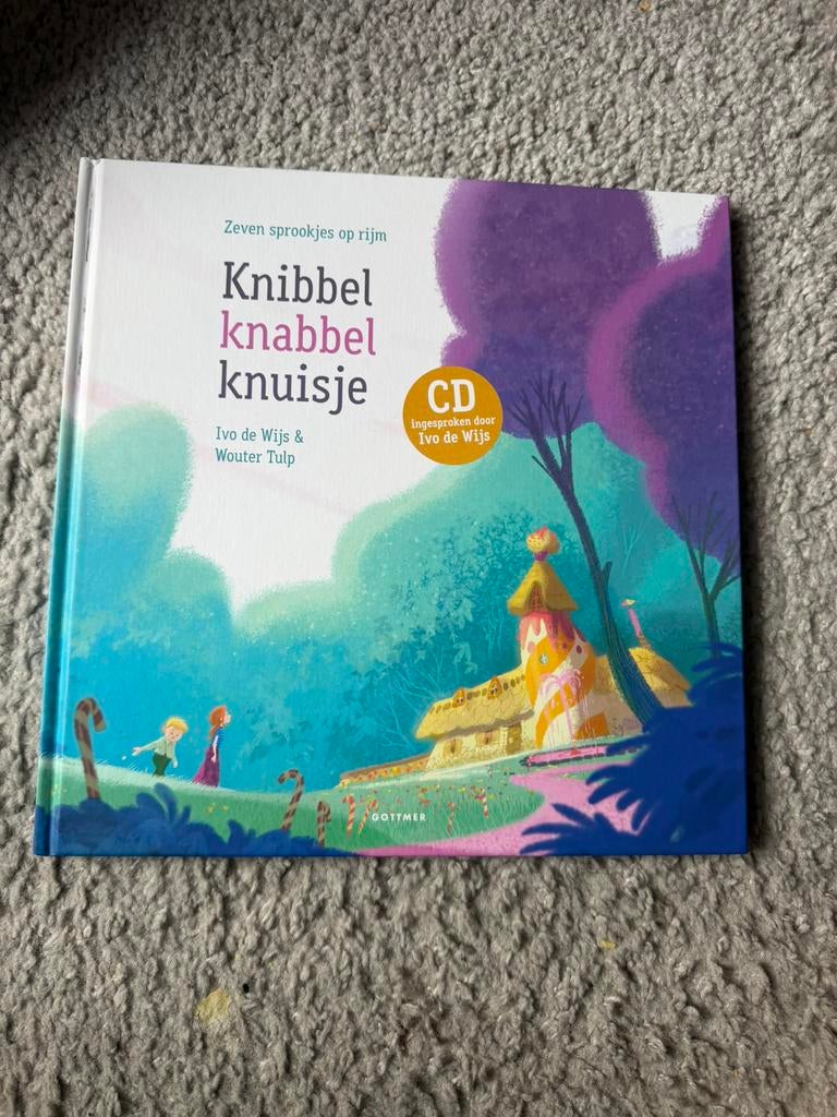 Knibbel knabbel knuisje- Ivo de Wijs met cd!, Boeken, Kinderboeken | Kleuters, Ophalen of Verzenden, Nieuw