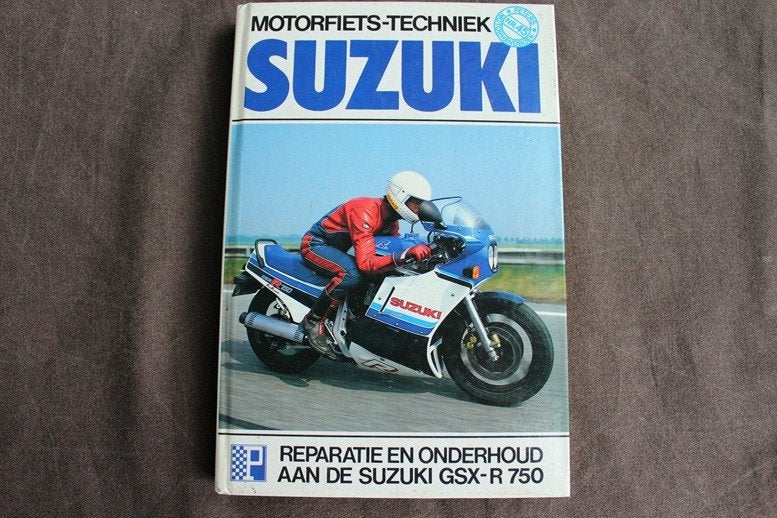 SUZUKI GSX R750 werkplaatsboek GSXR 750 1985 1986 gsxr750, Ophalen of Verzenden, Suzuki