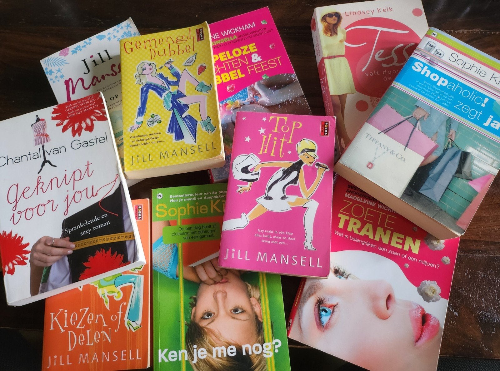 Diverse romans van Jill Mansell, Chantal van Gastel e.a., Ophalen, Gelezen, Jill Mansell, Chantal van Gastel, Sophie Kinsella