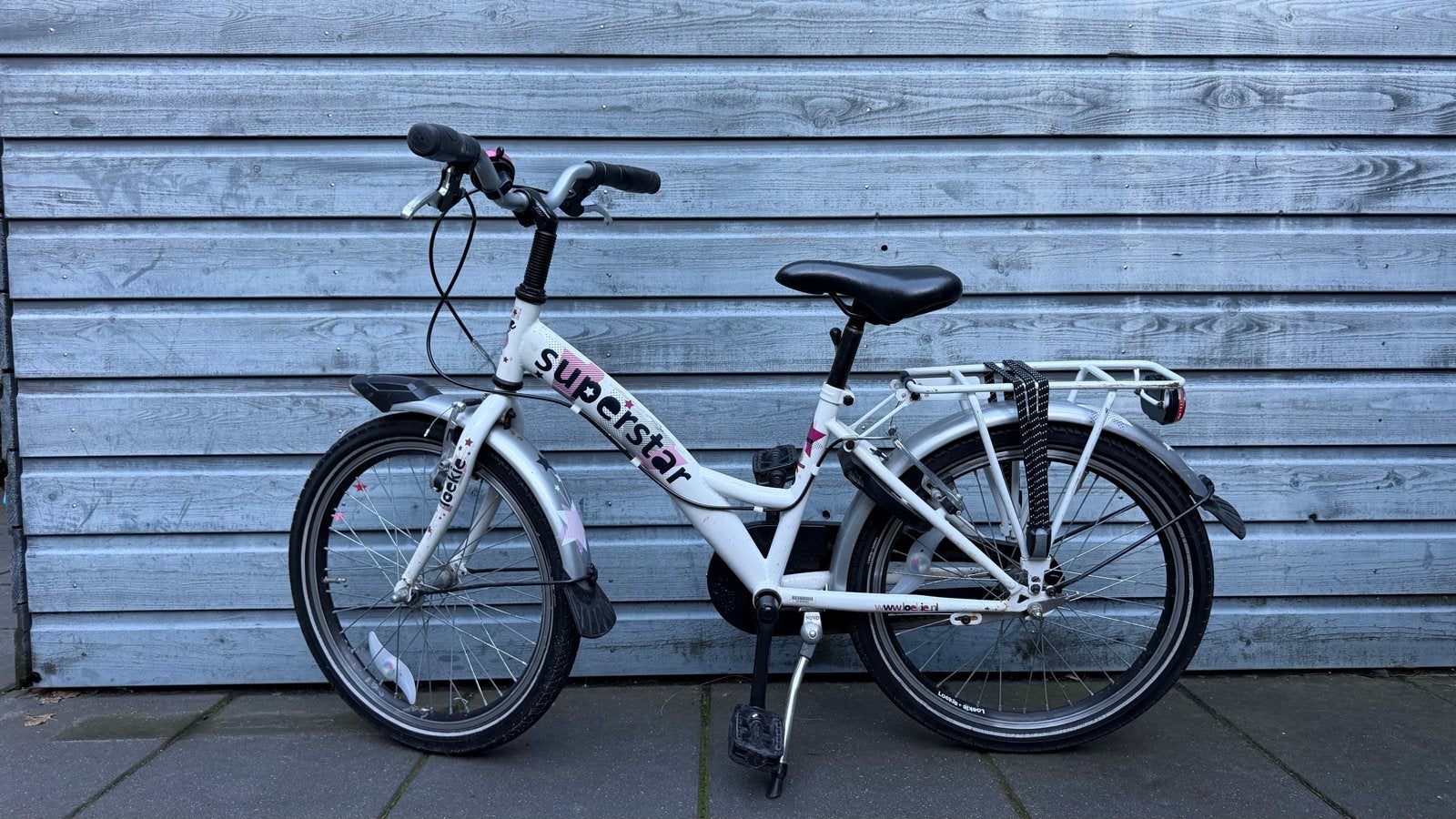 Loekie Superstar kinderfiets 20 inch, Ophalen, Terugtraprem, Gebruikt, Handrem