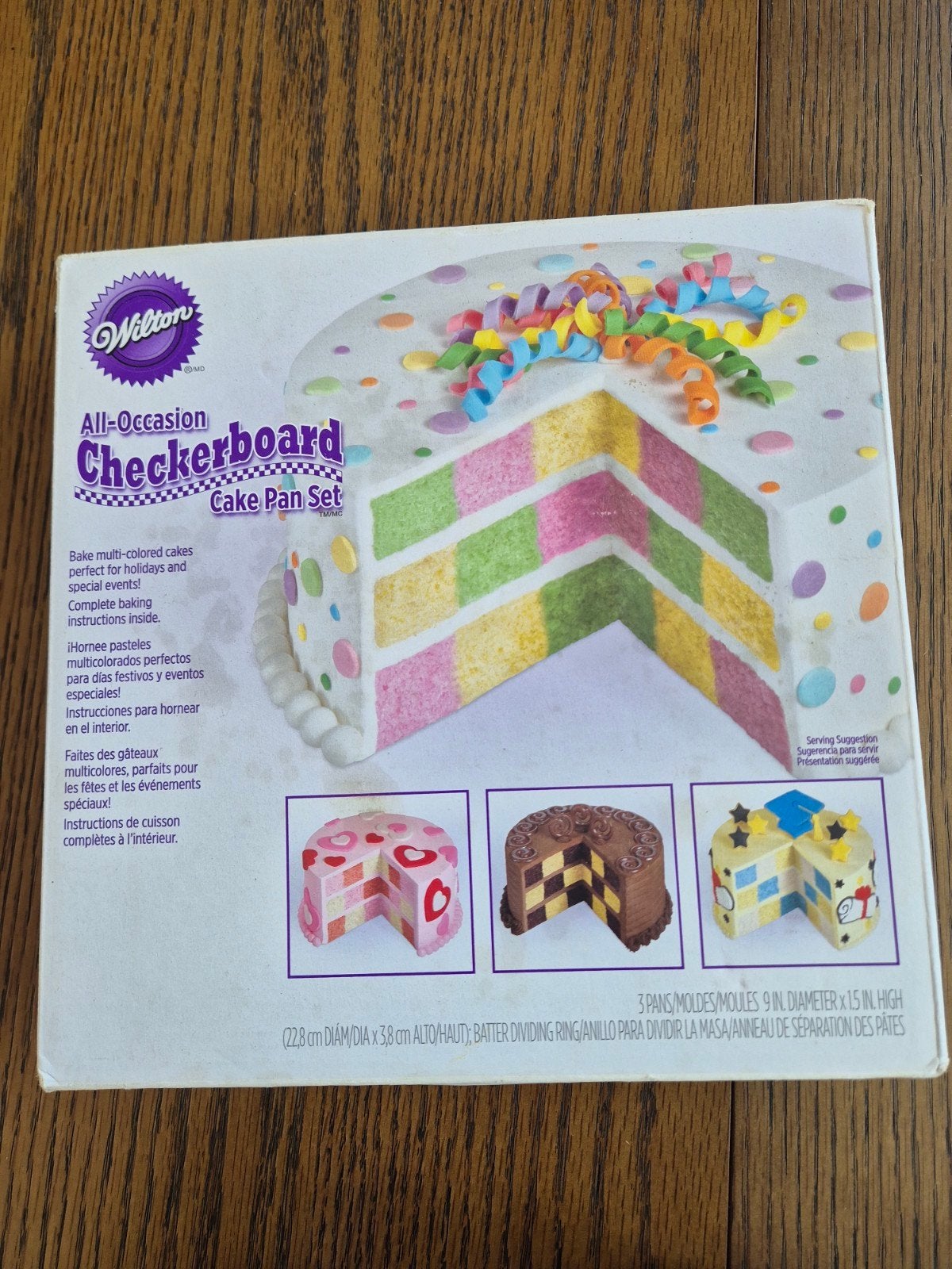Wilton All-Occasion Checkerboard Cake Pan Set, Ophalen, Gebruikt, Taarten, Bakvorm