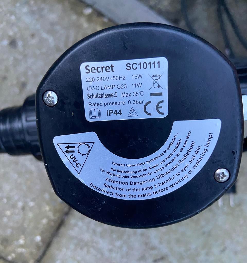 Uv vijferlamp, Ophalen of Verzenden, Zo goed als nieuw