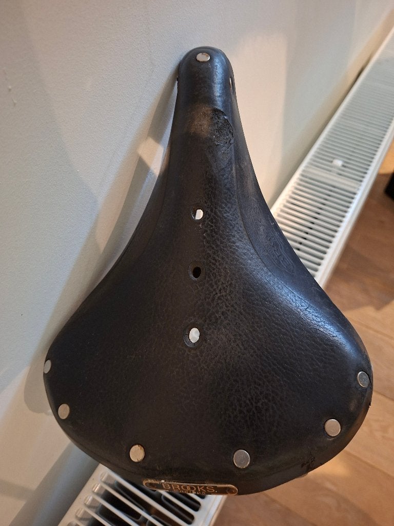 Brooks zadel, Ophalen, Toerfiets, Gebruikt, Leer