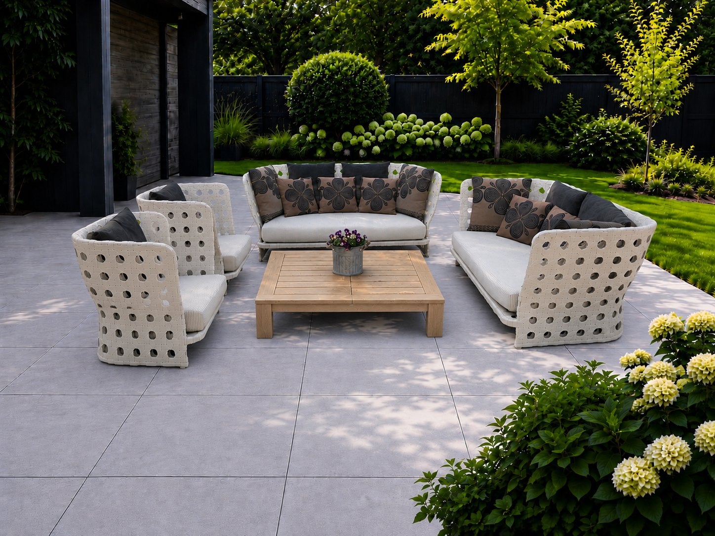 B&B Italia Canasta Loungeset Tuinset, Ophalen, Zo goed als nieuw, Bank