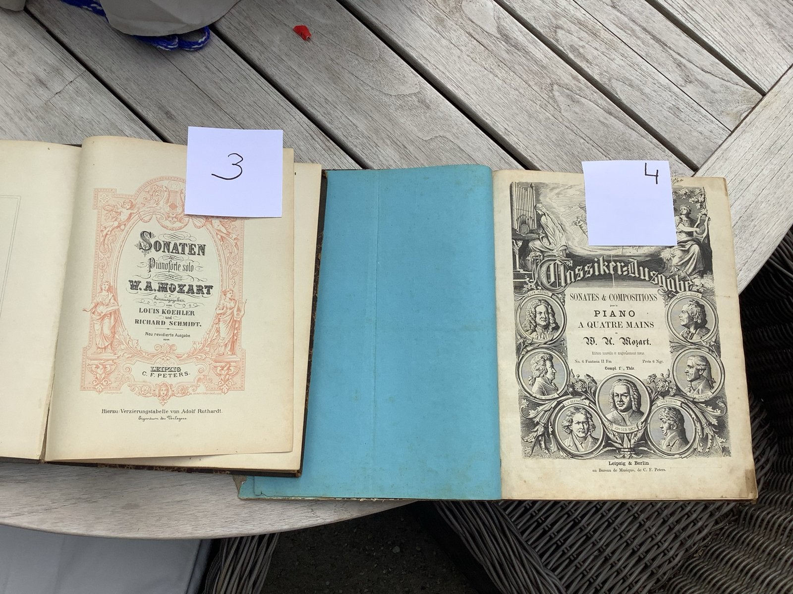 Oude bladmuziek: Mozart Sonaten & Klassiker-Ausgabe, Ophalen of Verzenden, Gelezen, Genre of Stijl
