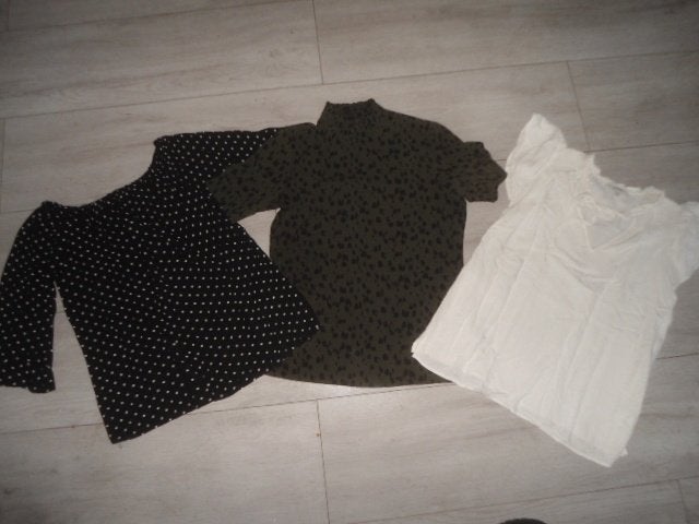 SETVOORDEEL! 3x Shirt; Lascana - Eksept - Garcia; maat S, Overige kleuren, Ophalen of Verzenden, Zo goed als nieuw, Korte mouw