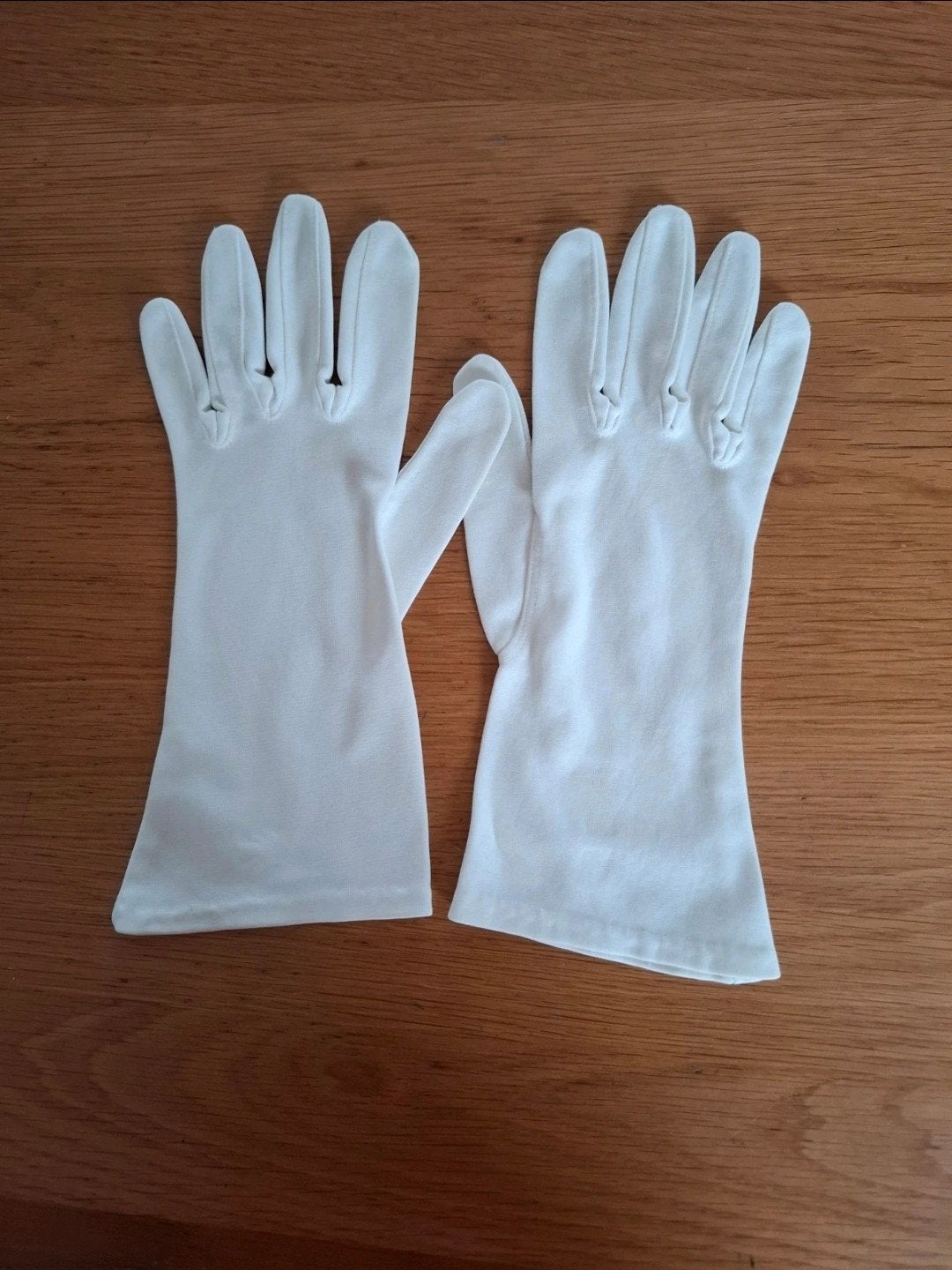 Vintage Witte Katoenen/Nylon Handschoenen Jaren '50/'60 XS-S, Antiek en Kunst, Ophalen of Verzenden, Dames, Onbekend/Vintage