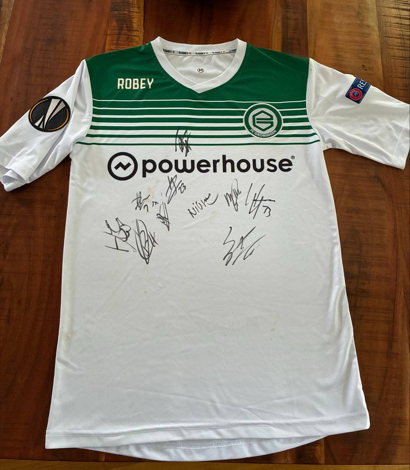 FC Groningen Thuisshirt 2015/2016 Europa League, Verzenden, Gebruikt, Overige binnenlandse clubs, Shirt