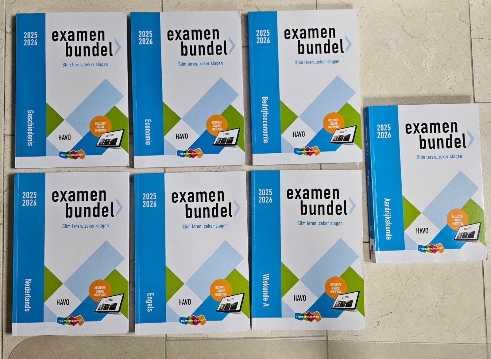 Examenbundels en Samengevat HAVO 2025-2026, Boeken, HAVO, Ophalen of Verzenden, Zo goed als nieuw, Bedrijfseconomie of M&O