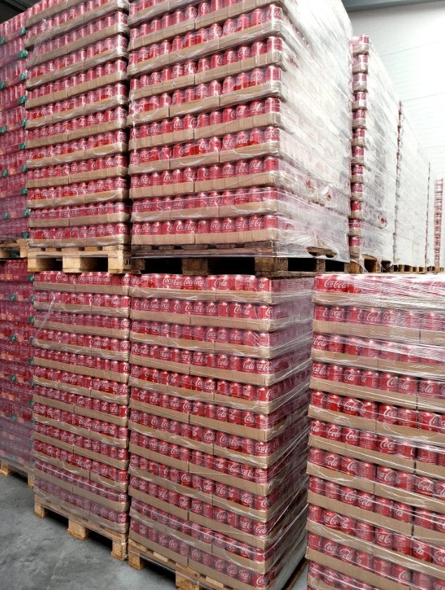 Frisdrank Groothandel Cola — Palletprijs €13,60/Tray, Ophalen