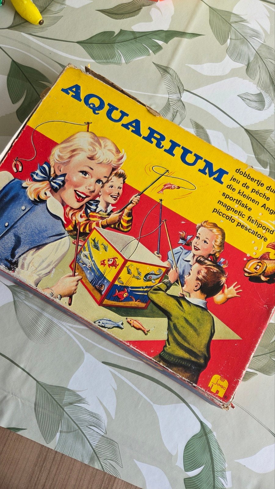 Vintage Aquarium Magnetisch Visspel - Jaren '50/'60, Ophalen of Verzenden, Gebruikt, Jongen of Meisje