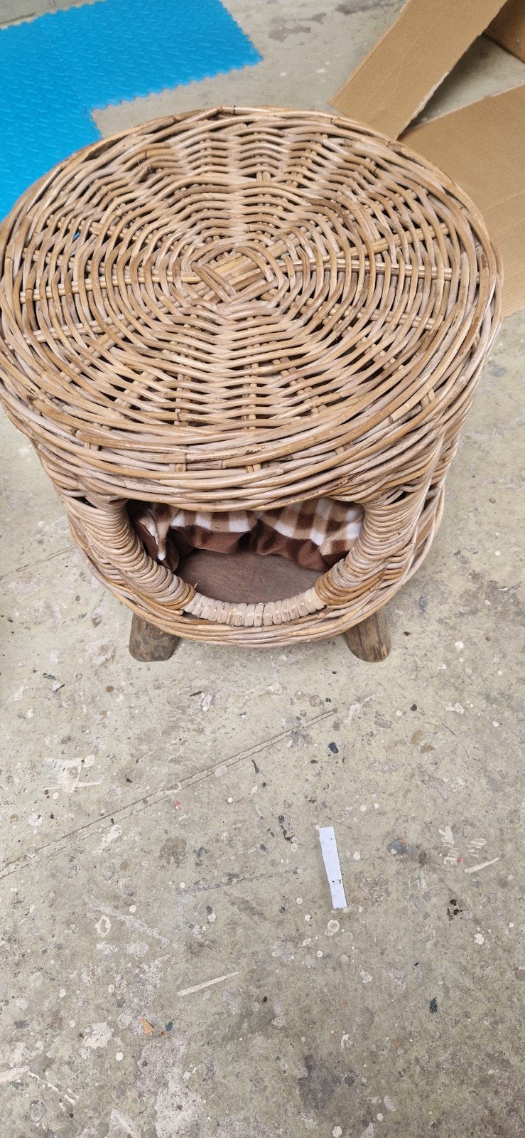 katten mand, Dieren en Toebehoren, Kattenmanden, Ophalen, Zo goed als nieuw, Riet