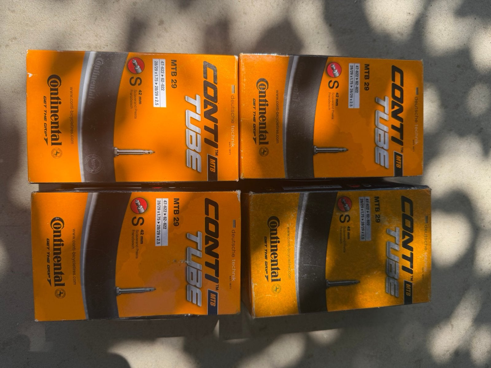 4 Continental contitube mtb binnen banden. Nieuw, Ophalen of Verzenden, Nieuw, Overige typen