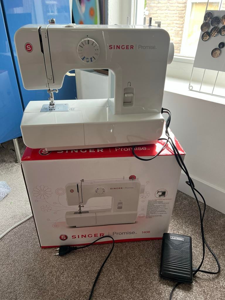 Singer 1408 Naaimachine  inc  tas Ideaal voor beginners!, Ophalen of Verzenden, Zo goed als nieuw, Naaimachine, Singer