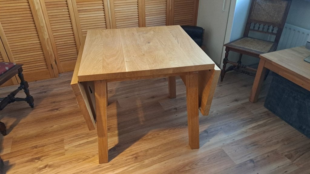 Eettafel, uitklapbaar, Huis en Inrichting, Tafels | Eettafels, Ophalen, 100 tot 150 cm, 50 tot 100 cm, Vier personen