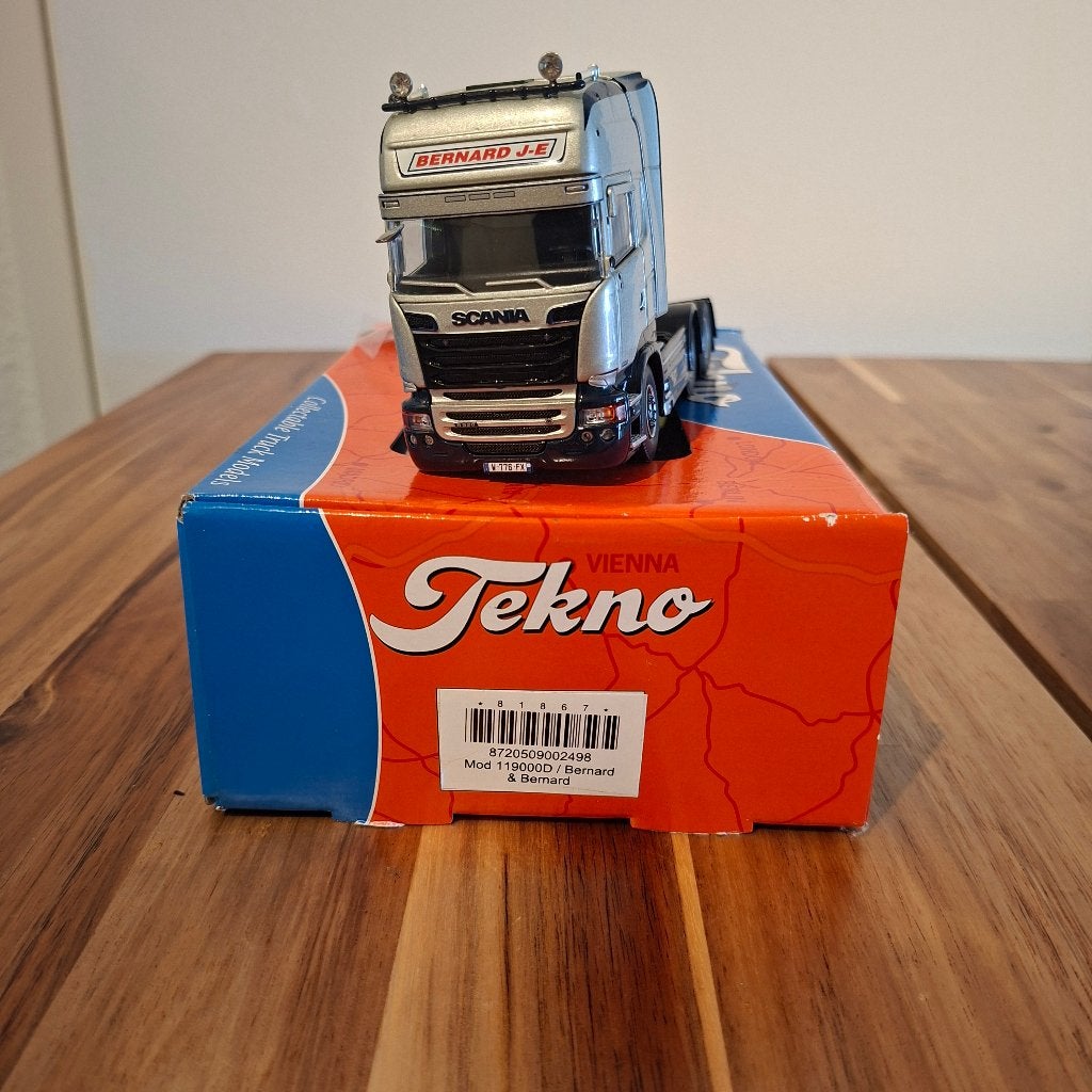 Tekno Scania R-serie Bernard J-E model Truck nieuw org doos., Verzenden, Nieuw, Bus of Vrachtwagen, Tekno