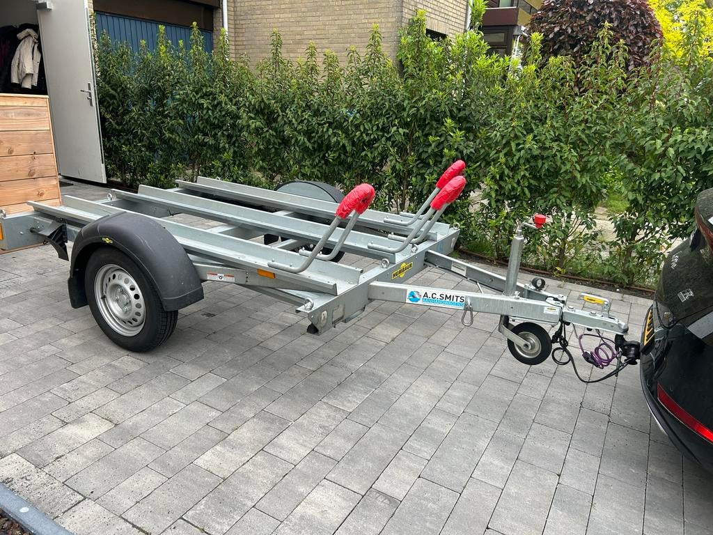 Te huur motor trailer tot 3 motoren, Ophalen of Verzenden