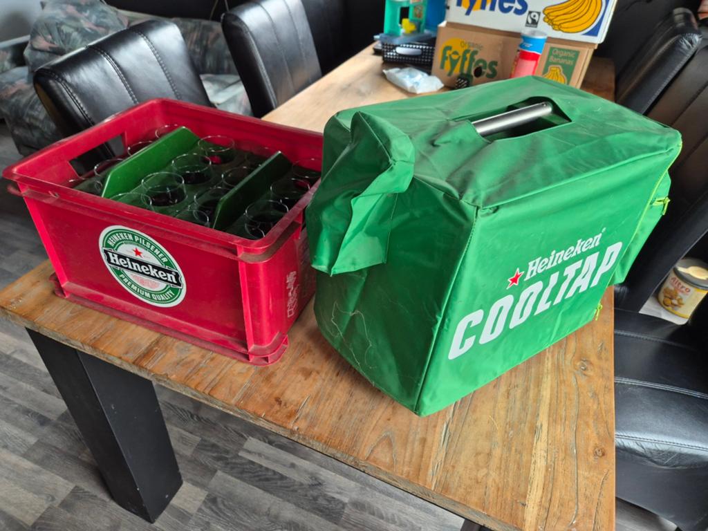 Zeer complete Heineken Cooltap set, Ophalen