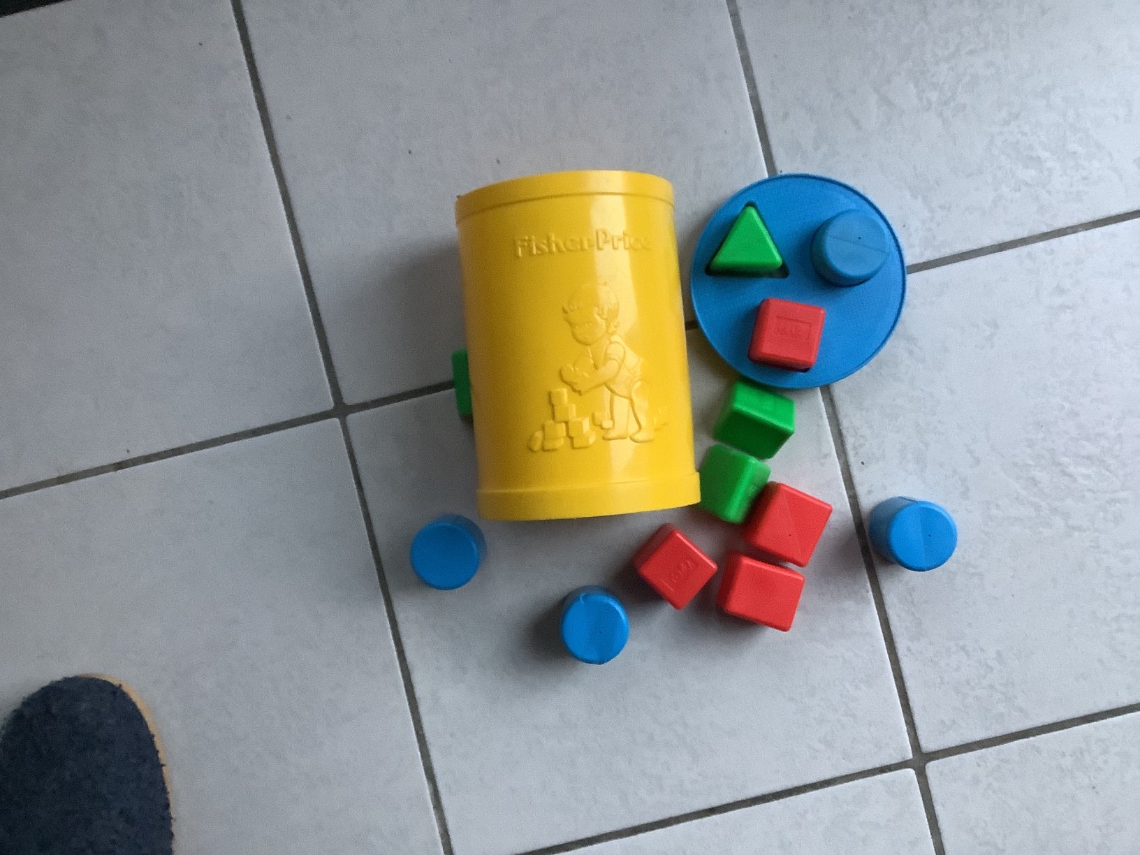 Fischer price figuren trommel, Ophalen of Verzenden, Zo goed als nieuw, Speelset