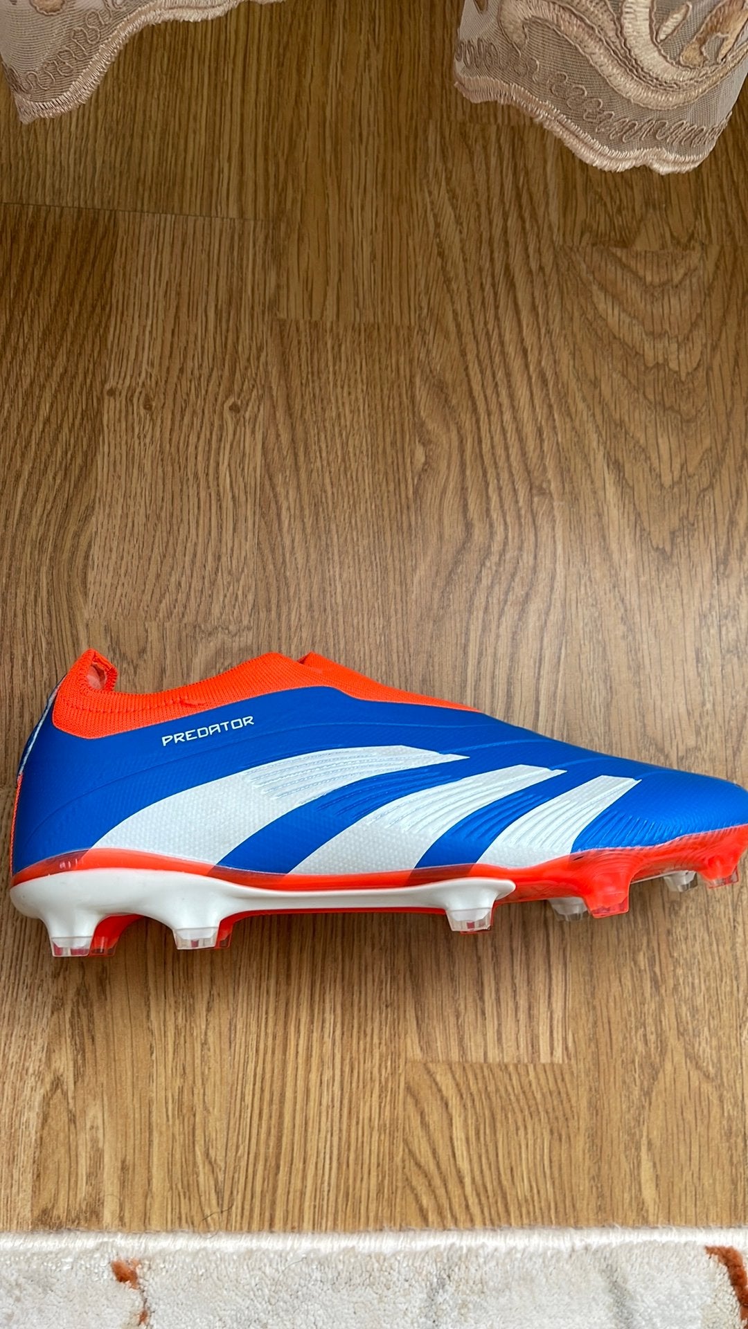 Voetbalschoenen Adidas predator Maat 40 0x gedragen, Ophalen, Blauw, Sportschoenen, Nieuw