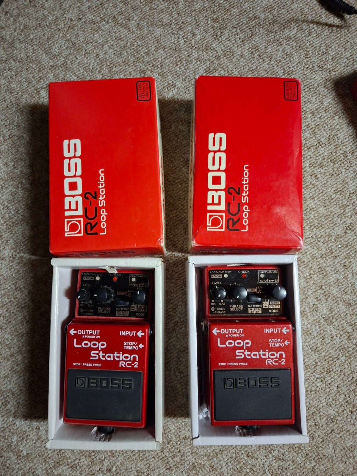 2x Boss RC-2 Loop Station met originele verpakking, Muziek en Instrumenten, Ophalen, Zo goed als nieuw
