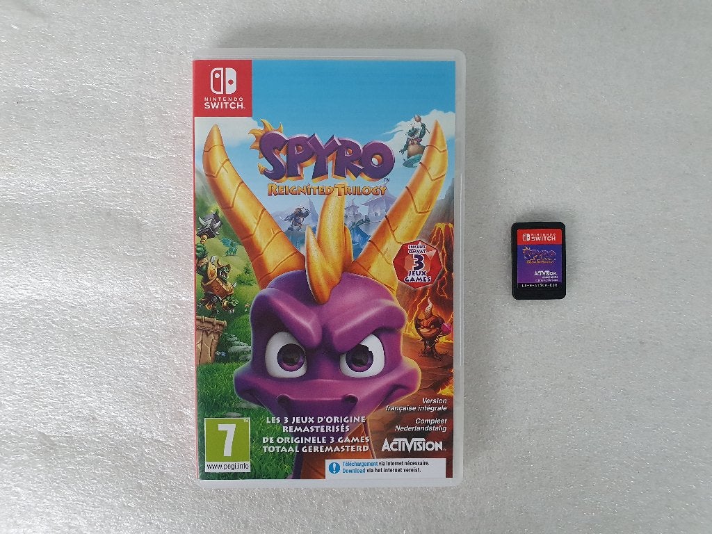 Nintendo Switch: Spyro Reignited Trilogy, Spelcomputers en Games, Avontuur en Actie, Gebruikt, 1 speler, Ophalen of Verzenden