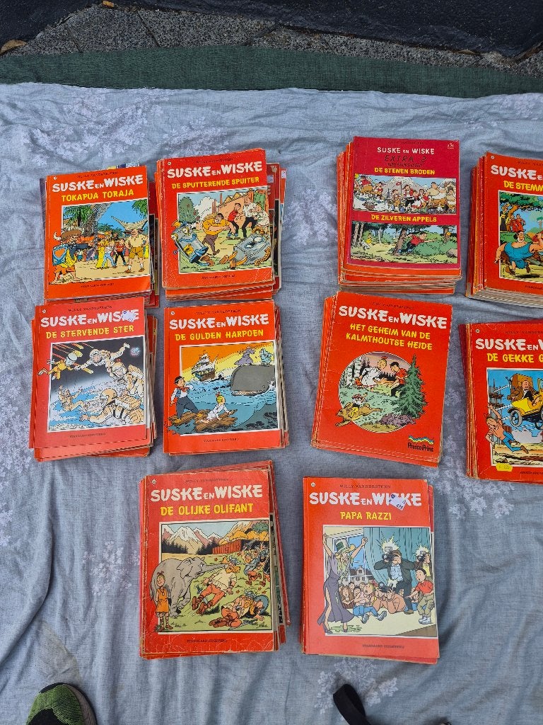 Verzameling klassieke Suske en Wiske-stripalbums, ca. 220 st, Boeken, Stripboeken, Meerdere stripboeken, Ophalen, Gelezen, Willy Vandersteen