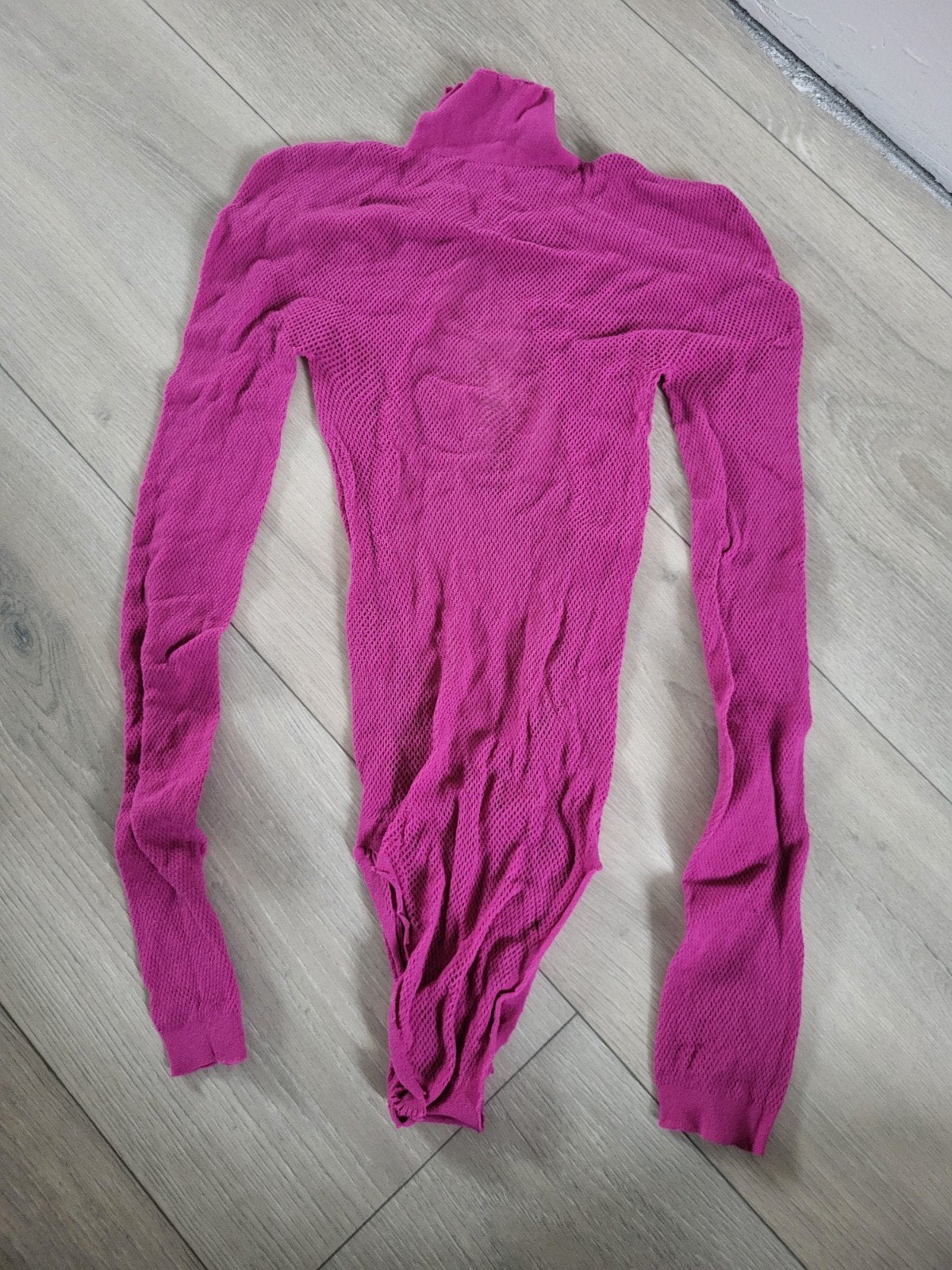 Hunkemoller lingerie Roze Body met Lange Mouwen en Col, Onbekend, Ophalen of Verzenden, Roze, Body of Korset