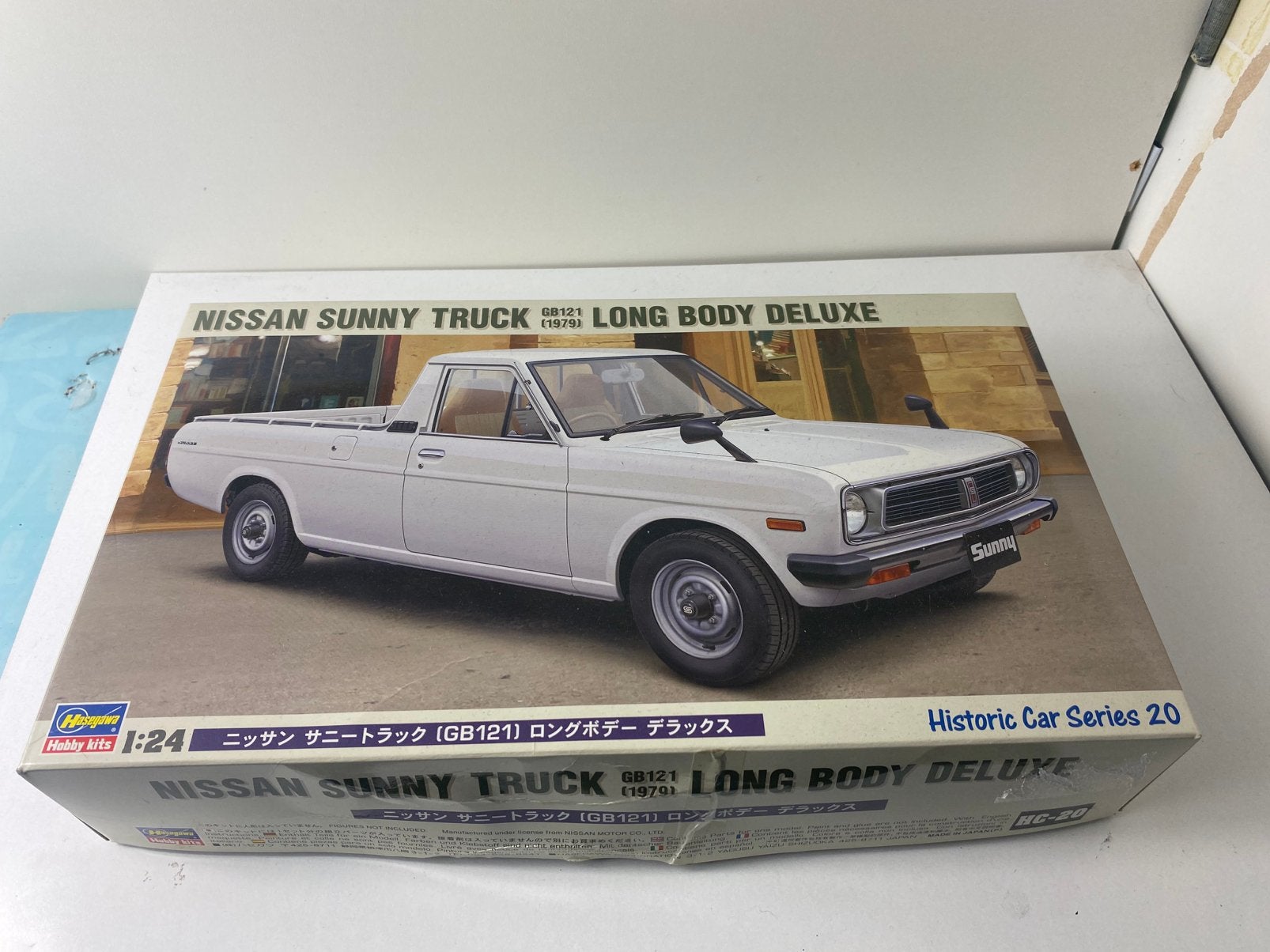 Bouwdoos NISSAN SUNNY PICK UP-hasegawa-1:24, Ophalen of Verzenden, Nieuw, Auto, Overige merken