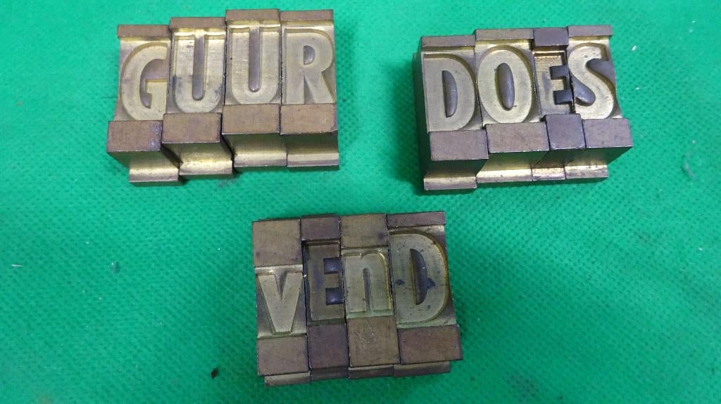 Markering letters, Gebruikt, ., Ophalen of Verzenden, .