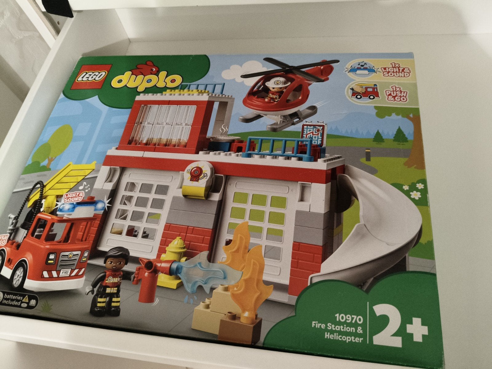 LEGO Duplo Brandweerkazerne & Helikopter 10970 Nieuw, Ophalen of Verzenden, Nieuw, Overige merken