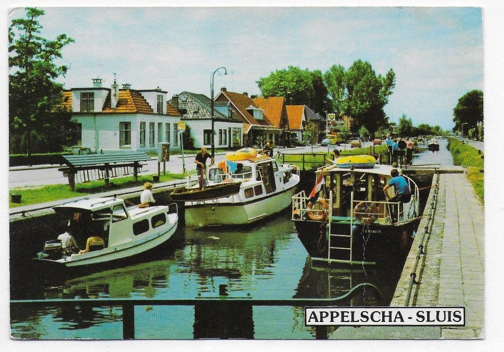 Appelscha Sluis Gelopen Ansichtkaart (B4203 ), Ophalen of Verzenden, 1940 tot 1960, Gelopen, Zeeland