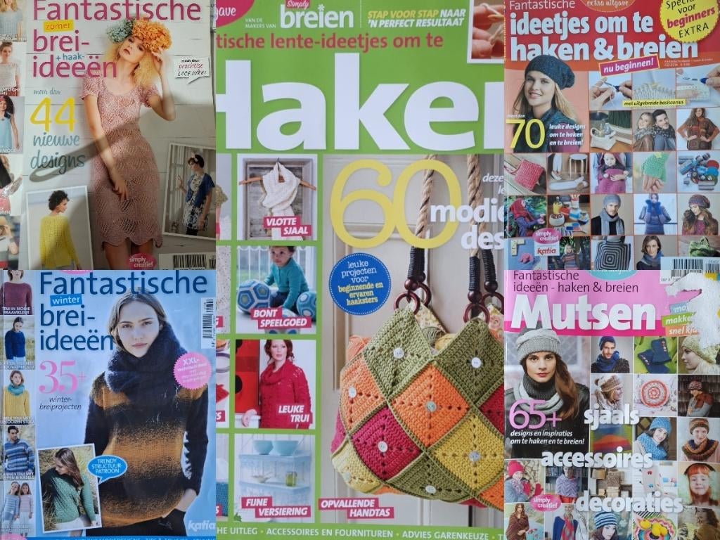 Dikke simply brei- haak blad extra uitgaves keuze uit 5, Verzenden, Zo goed als nieuw, Breien, Patroon of Boek
