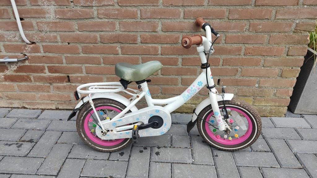 12.5 inch meisjes fiets, Ophalen of Verzenden, Gebruikt, Minder dan 16 inch