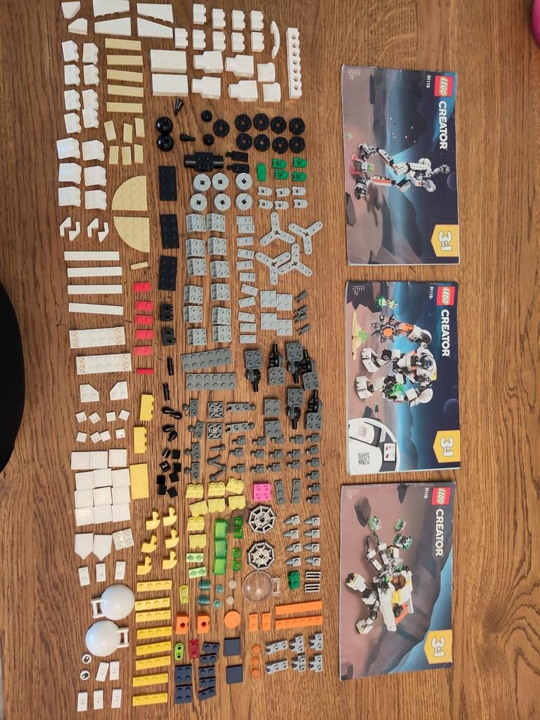 LEGO Creator 3-in-1 Ruimte Robot Bouwset (31115), Ophalen of Verzenden, Zo goed als nieuw