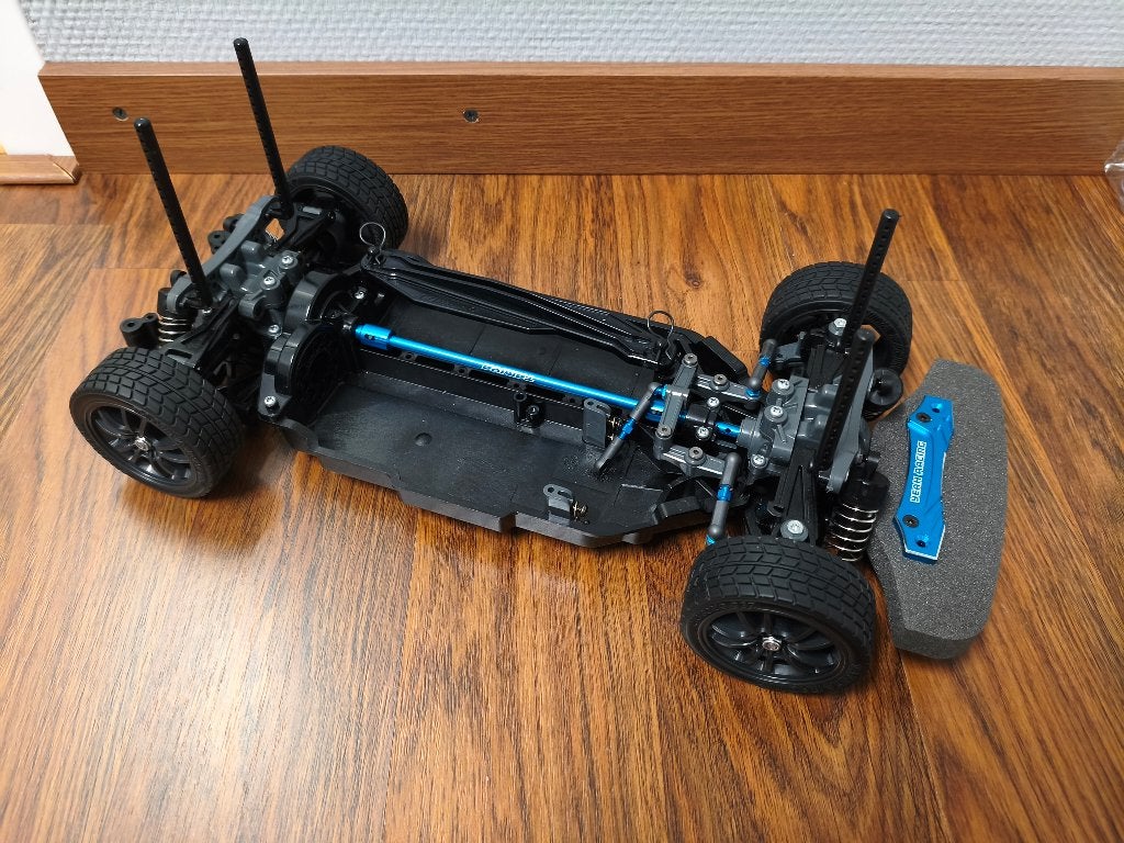 Tamiya TT-02 Mazda 3 met upgrades, Hobby en Vrije tijd, Elektro, Nieuw, Ophalen of Verzenden, Schaal 1:10