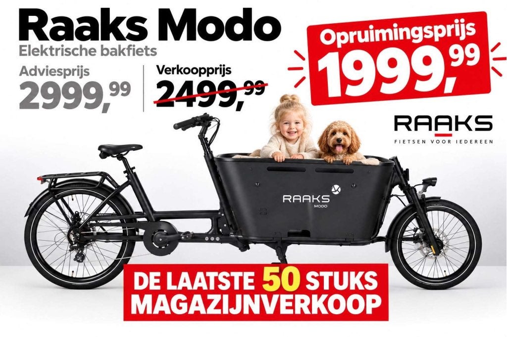 MEGA DUMP Elektrische bakfiets tweewieler van 2999 voor 1999, Niet ingevuld, Niet ingevuld, Nieuw, Ophalen of Verzenden