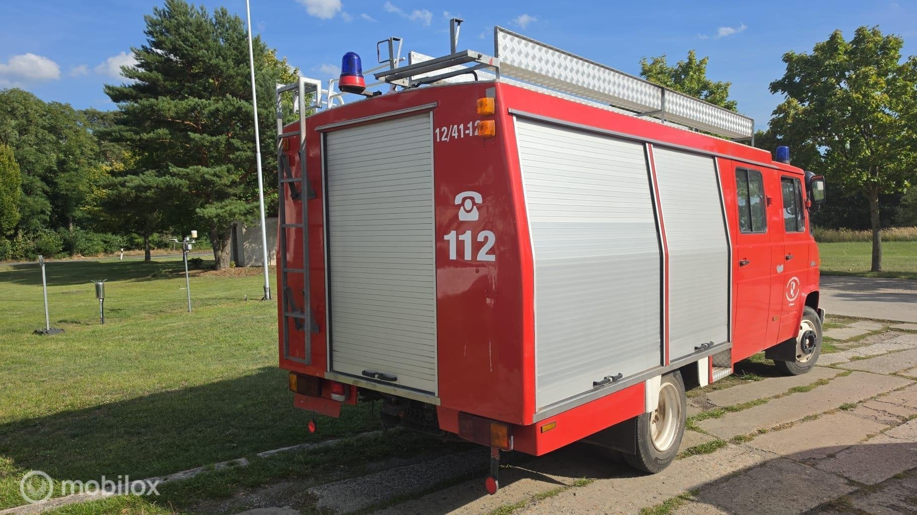 Mercedes 608 bj 1985 Brandweer diesel 28250 km 6 meter, foto 3