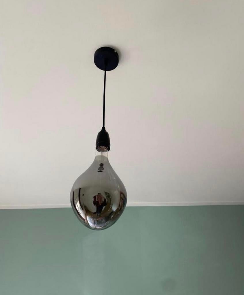 Moderne Hanglamp, Ophalen, Zo goed als nieuw, Glas, 75 cm of meer