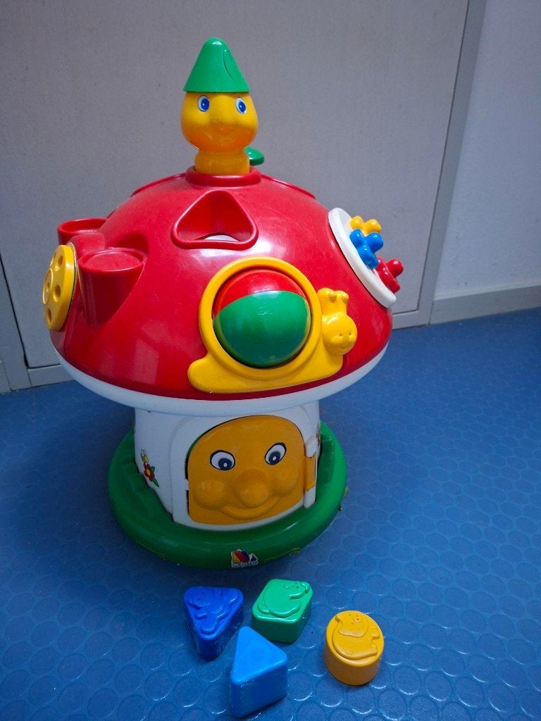 Paddenstoel speelgoed, Ophalen, Gebruikt