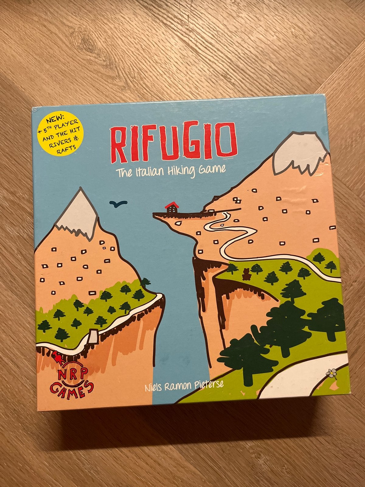 Rifugio: The Italian Hiking Game - Zo goed als nieuw, Een of twee spelers, Ophalen of Verzenden, Zo goed als nieuw