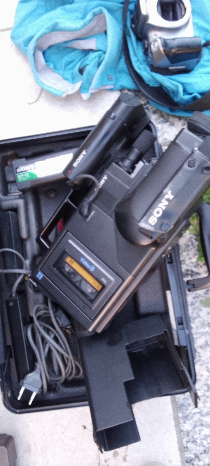 Sony Video 8 Camera met accessoires, Ophalen of Verzenden, 8mm, Camera