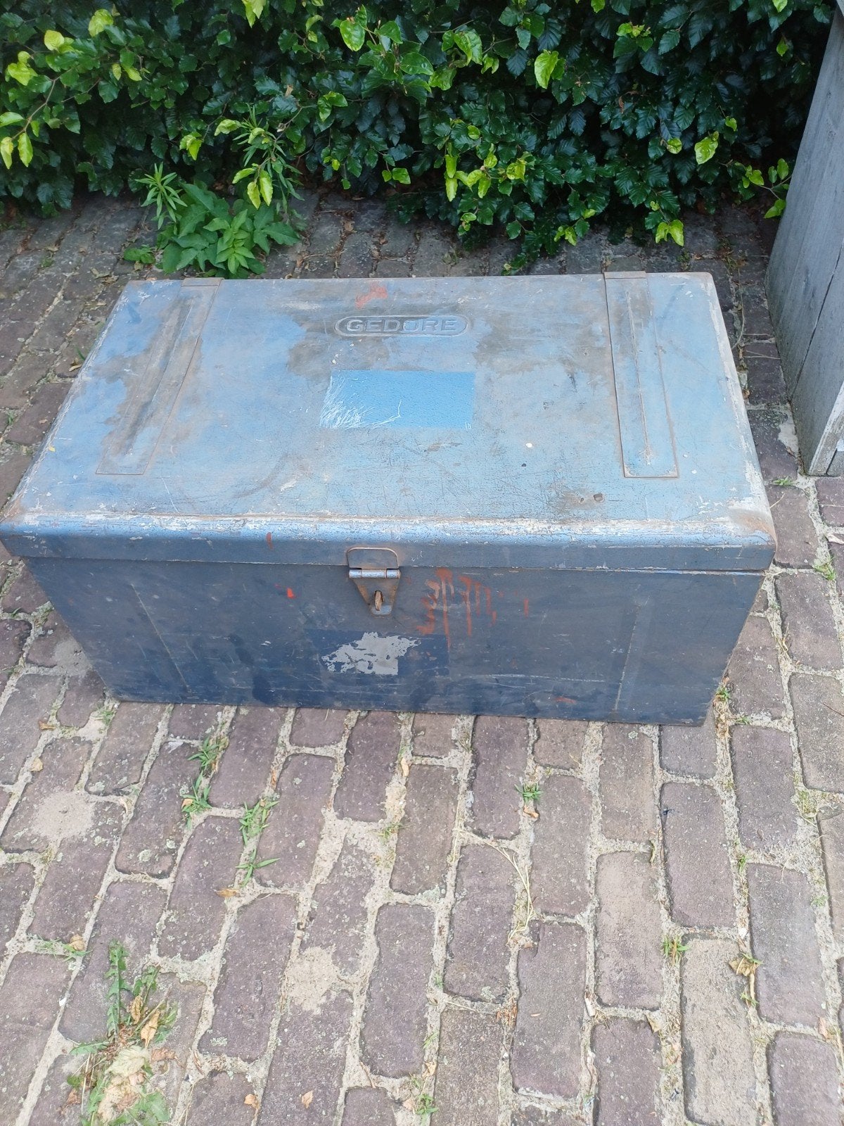 Grote Gedore Gereedschapskist / Opbergkist - Vintage Metaal, Doe-het-zelf en Verbouw, Ophalen, Gebruikt