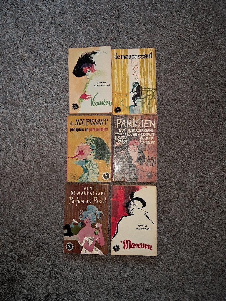 6 bundels van Guy de Maupassant, Boeken, Ophalen of Verzenden, Gelezen, Guy de Maupassant