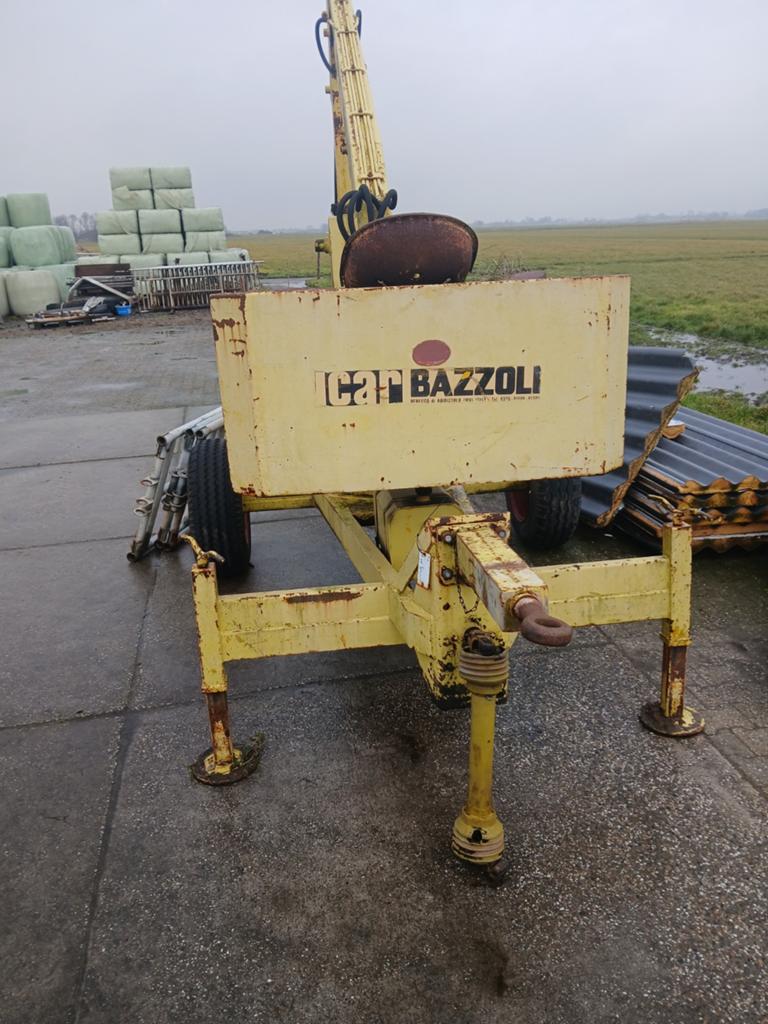 getrokken bazzoli kraan trekker banden jip shovel, Ophalen